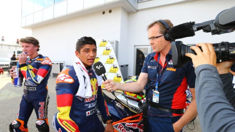 Red Bull Rookie Jorge Martin interviewed in 2013