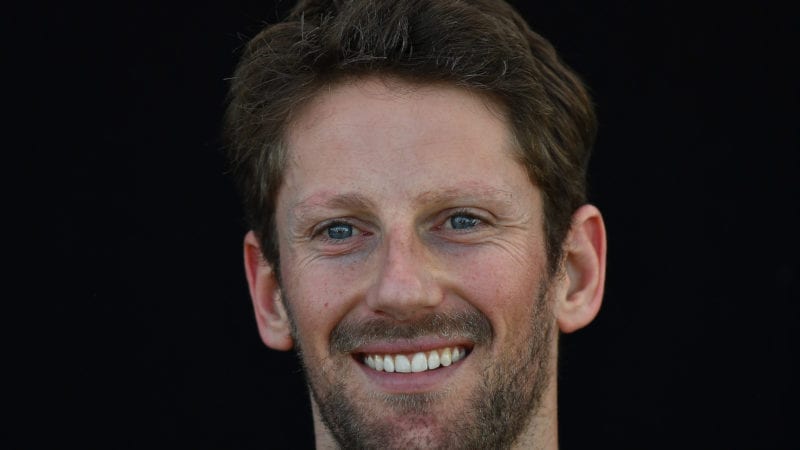 Romain Grosjean portrait from 2018