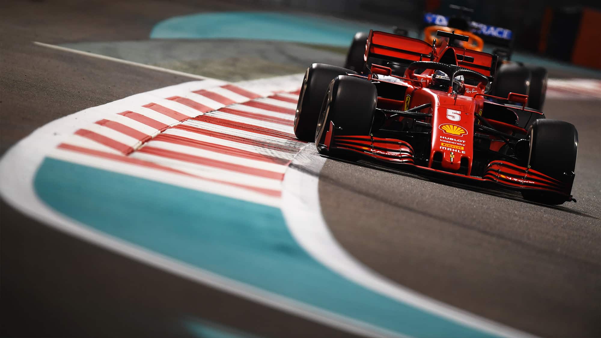 Sebastian Vettel during the 2020 Abu Dhabi Grand Prix