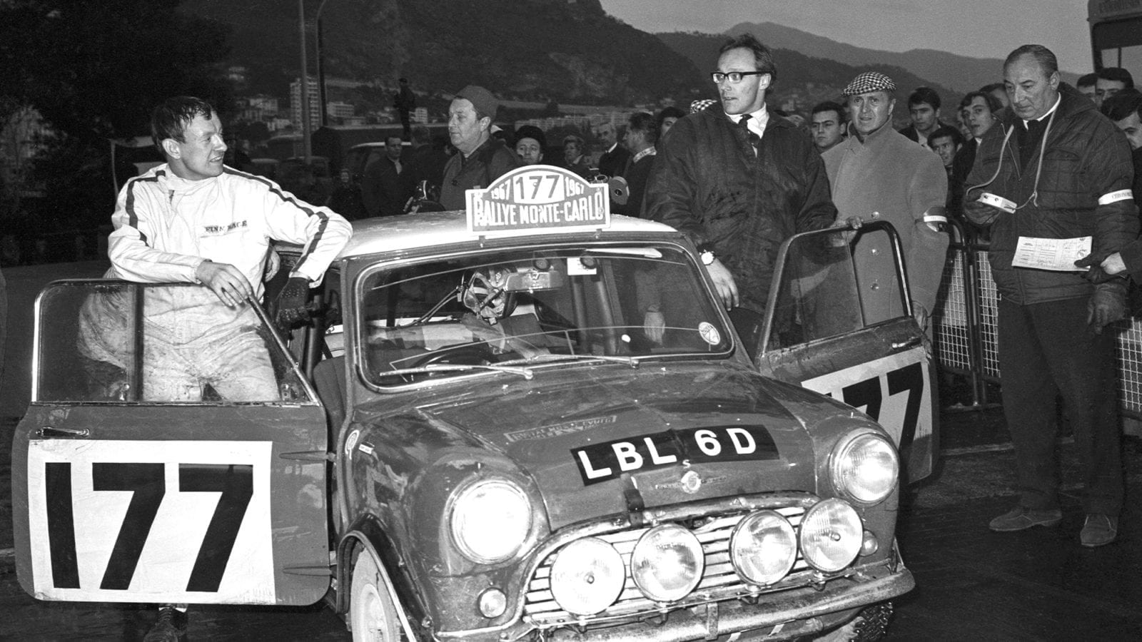 Rauno Aaltonen et Henry Liddon Mini Cooper S at the Monte Carlo Rally