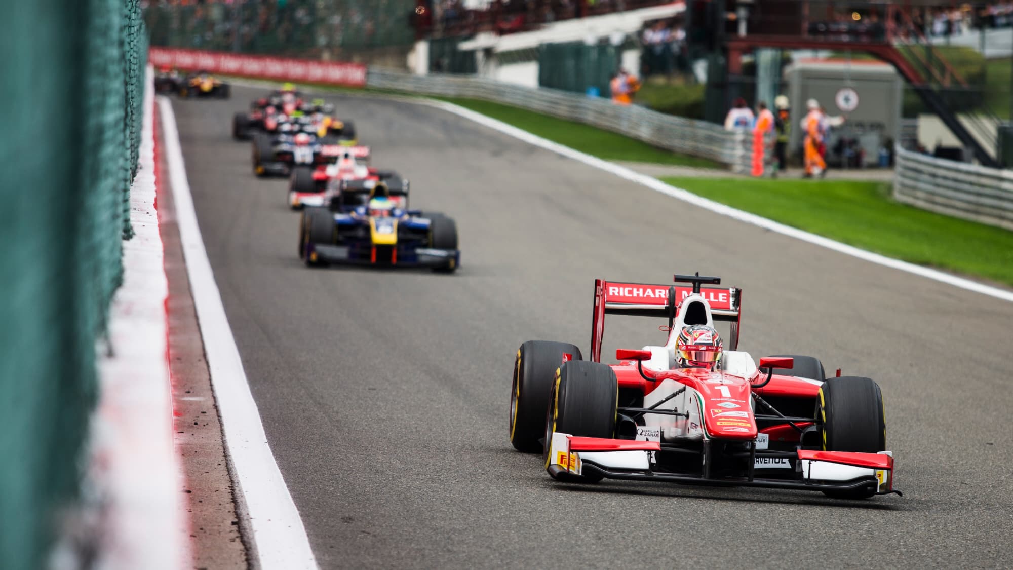 Charles Leclerc, F2 2017 Spa
