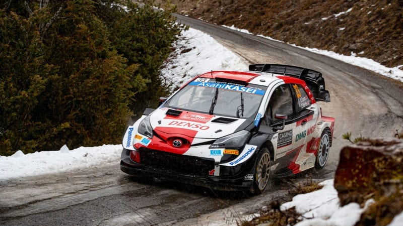 Elfyn Evans Toyota 2021 Monte Carlo Rally