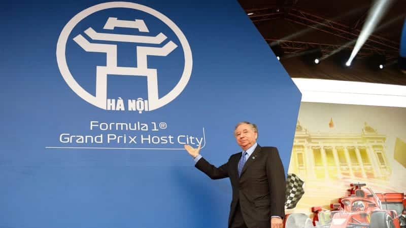 Jean Todt at the ground breaking ceremony for the Hanoi Street Circuit