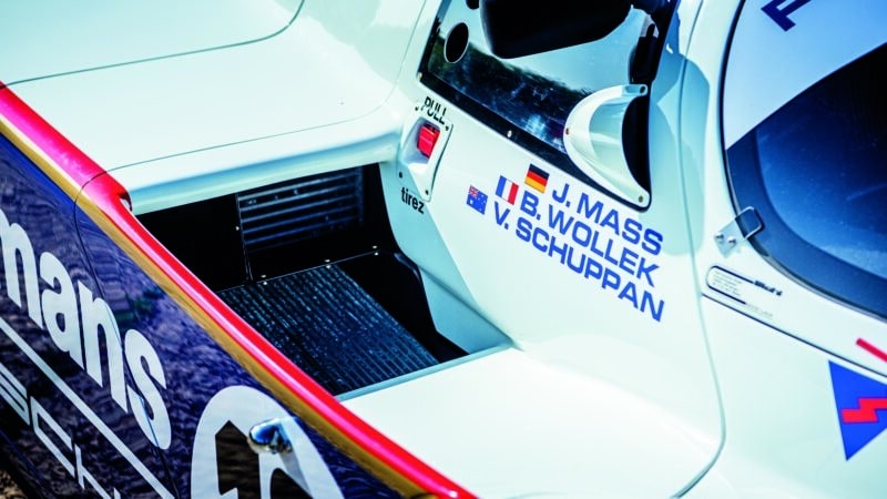 Mass Wollek and Schuppan driver list on a Porsche 962