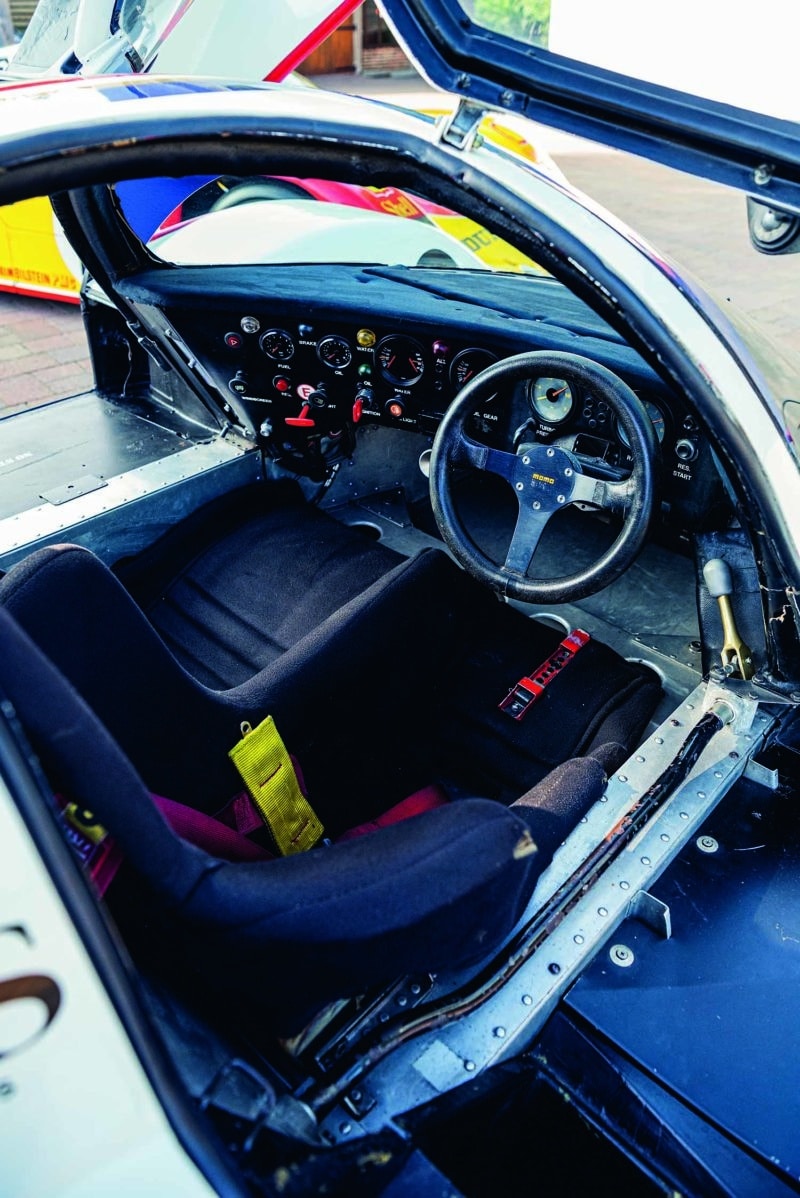 Porsche 962 cockpit