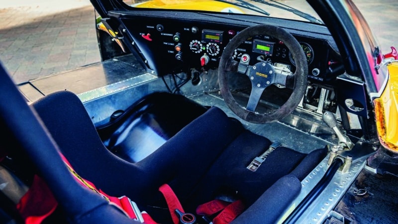 Porsche 962 interior