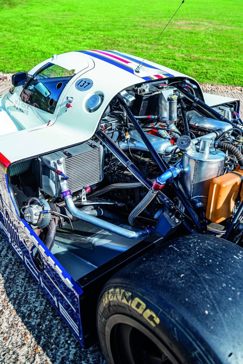 Qualifying engine in the Porsche 962