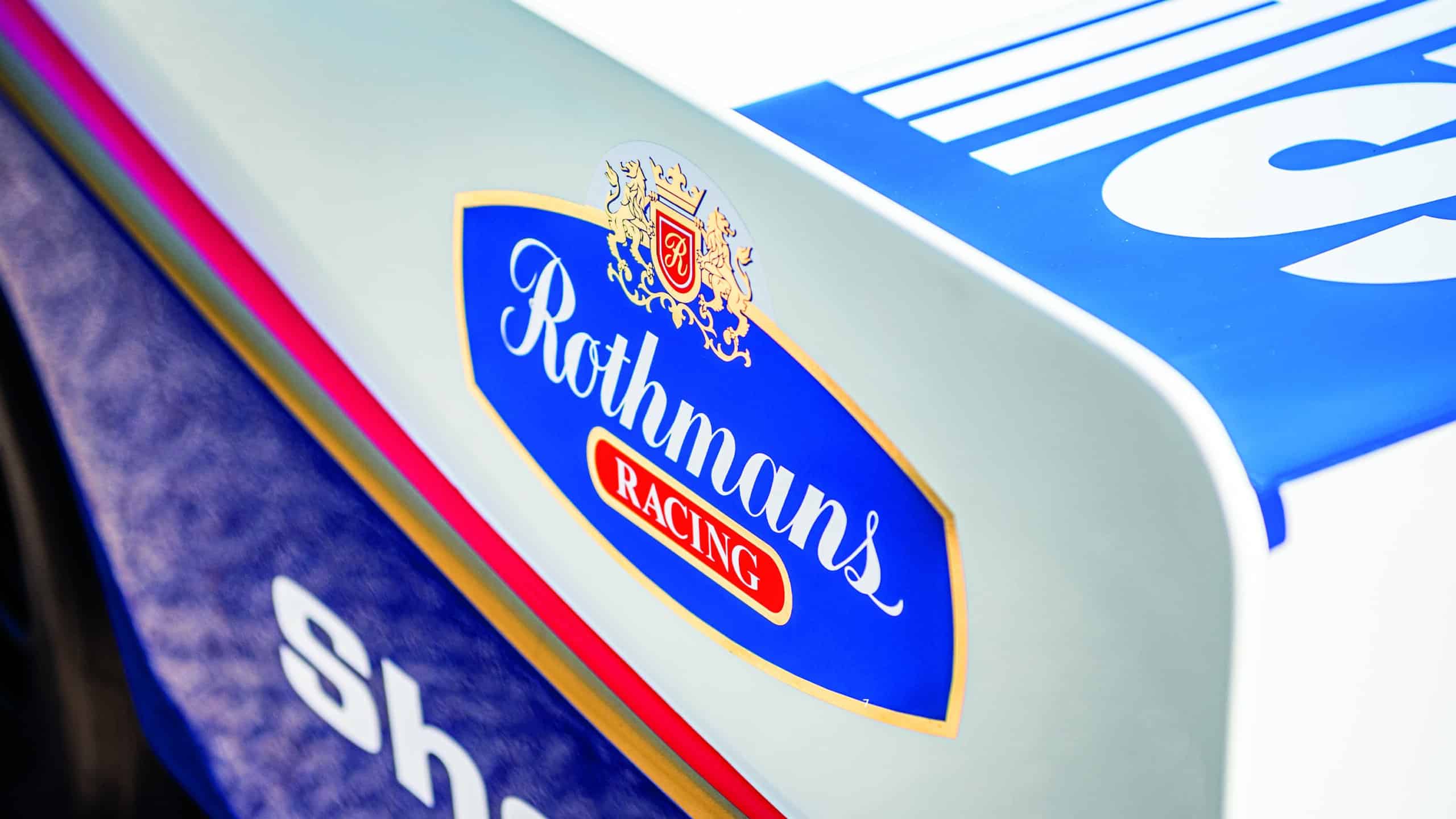 Rothmans logo on a Porsche 962