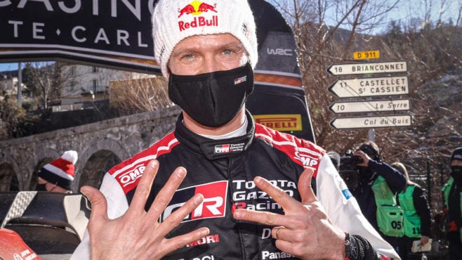 2021 Monte Carlo Rally: Ogier bounces back for record eighth win