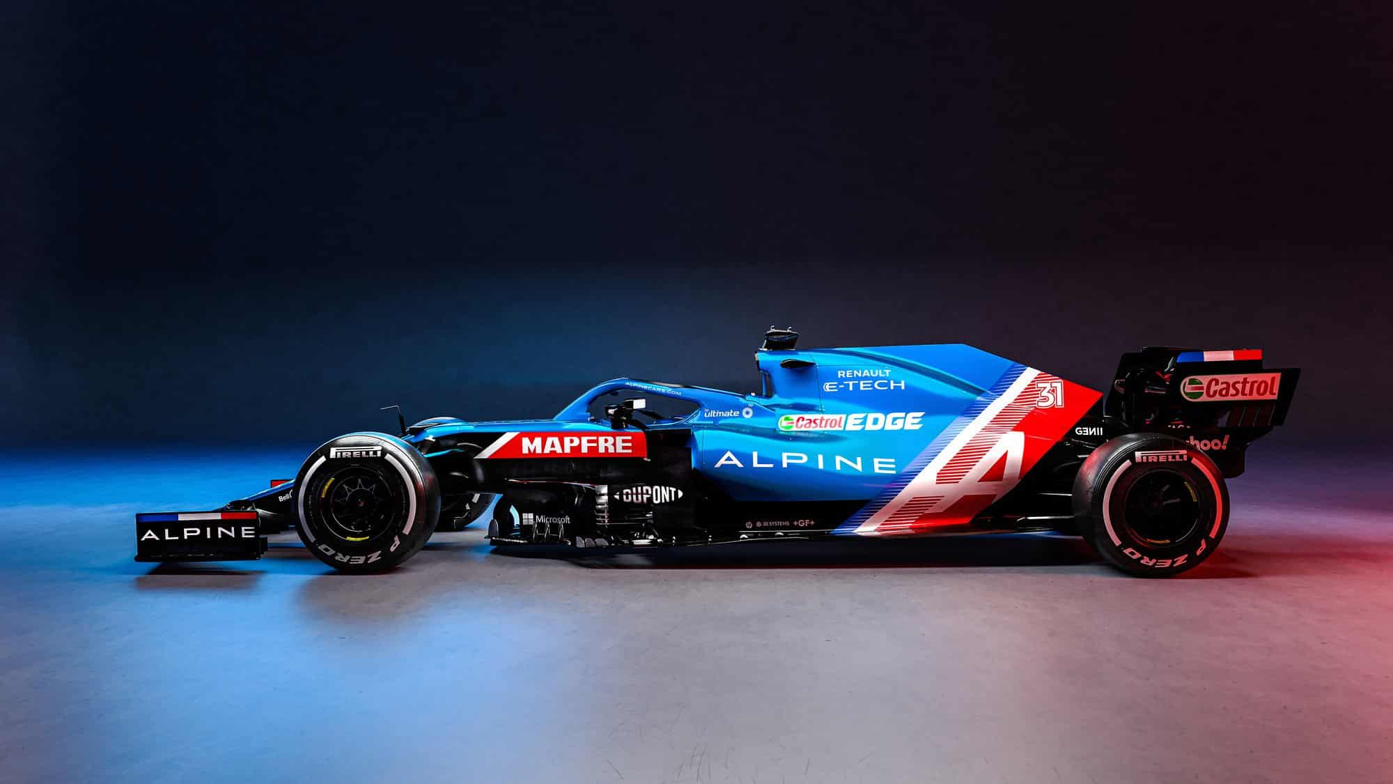 Alpine A521 F1 car
