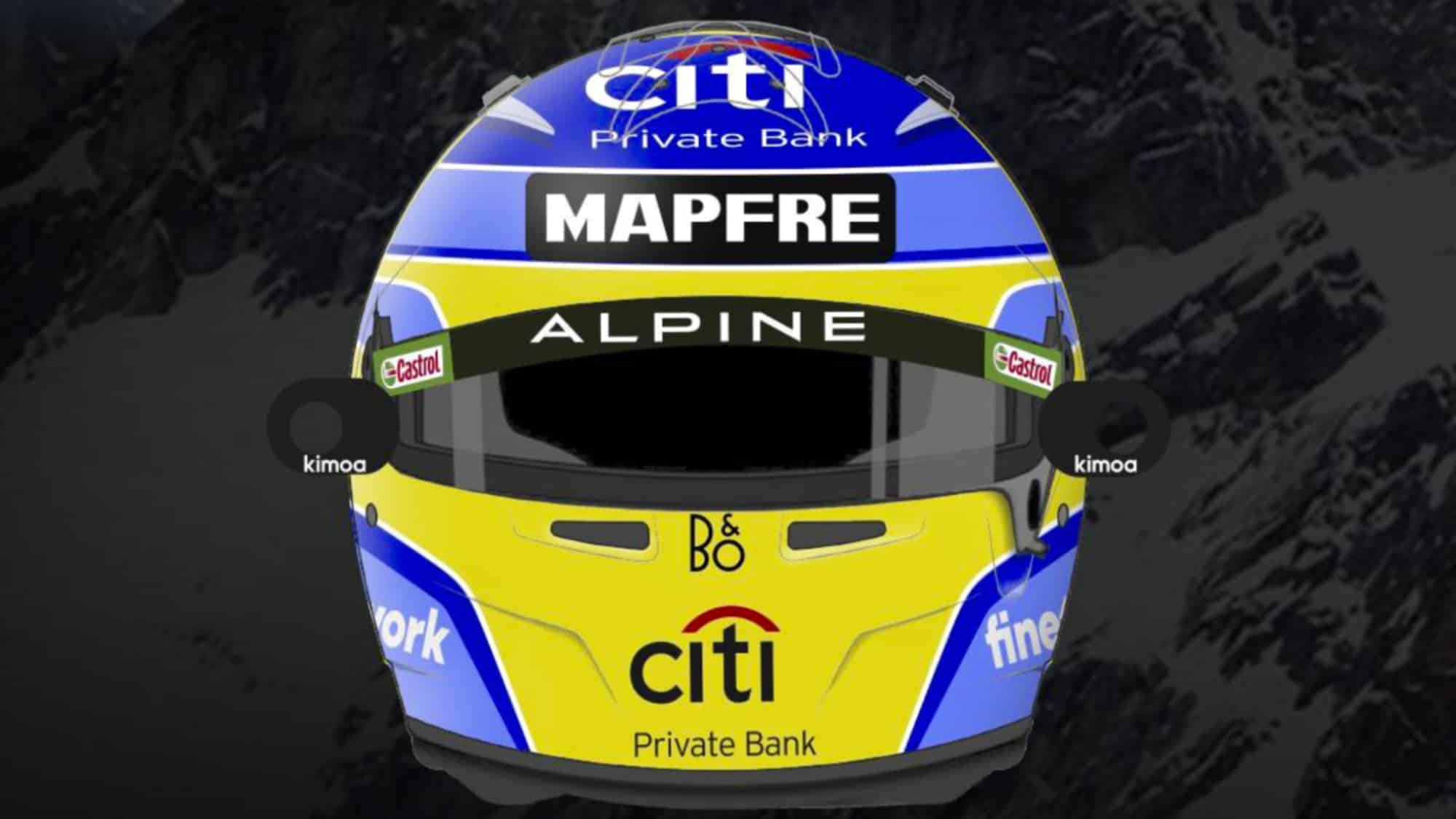 Fernando Alonso 2021 F1 helmet