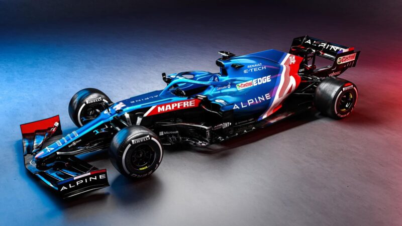 Alpine A521 F1 car