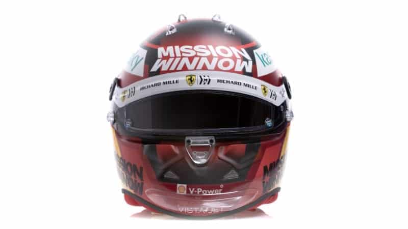 Carlos Sainz 2021 F1 helmet