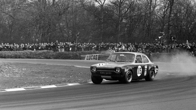 Chris Craft in a Ford Escort at the Guards Trophy Race at Brands Hatch 1970