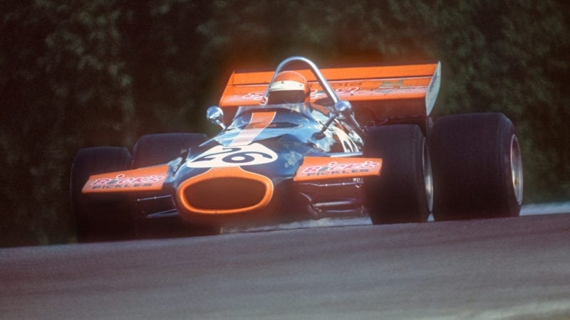 Chris Craft in practice for the 1971 Canadian Grand Prix