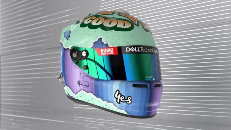 Daniel Ricciardo 2021 F1 helmet
