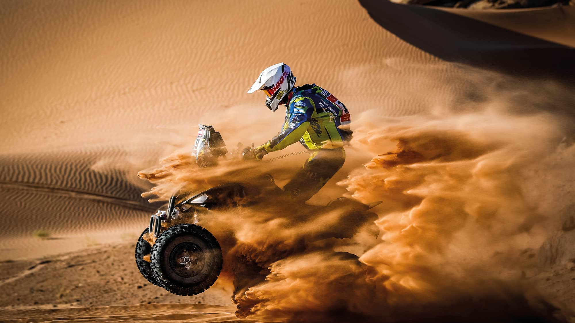 Tobias Juan Carrizo in the Dakar 2021
