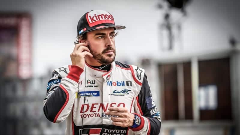 Fernando Alonso at the 2018 Le Mans 24 Hours