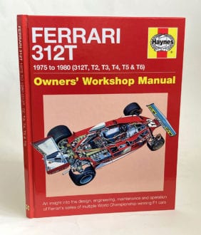 Product image for Jody Scheckter signed | Ferrari 312T | Haynes Owners Manual
