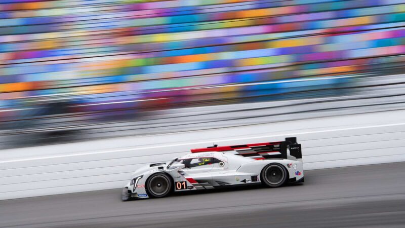 Kevin Magnussen/Renger van der Zande during practice for the 2021 Daytona 24 Hour race. Photo: Jamey Price/Grand Prix Photo