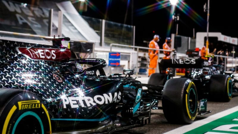 Mercedes W11, Lewis Hamilton Bahrain GP