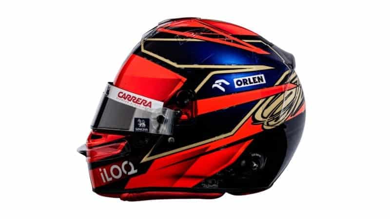 Kimi Raikkonen 2021 F1 Helmet