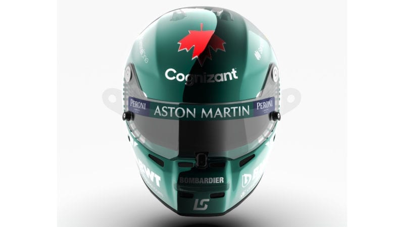 Lance Stroll 2021 F1 helmet