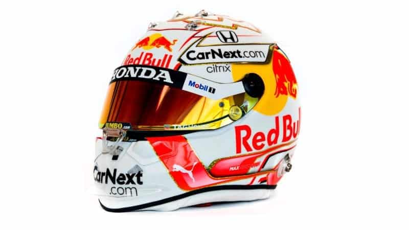 Max Verstappen 2021 F1 helmet