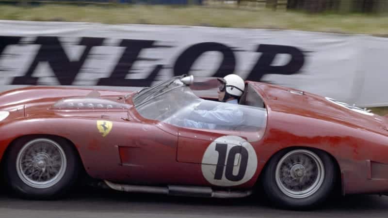 Olivier Gendebien with the Ferrari 250TR in the 1961 Le Mans 24 Hours