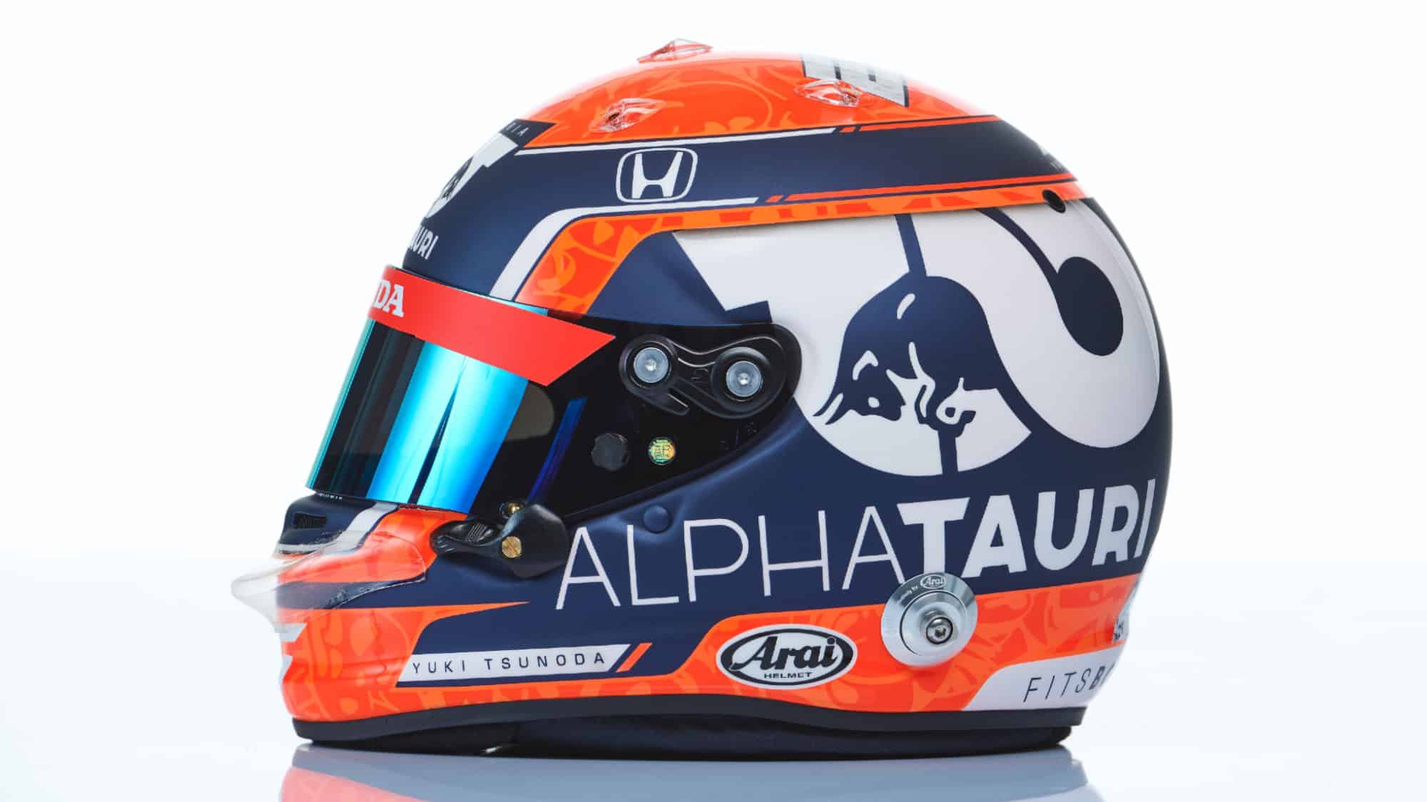 Yuki Tsunoda F1 2021 Helmet