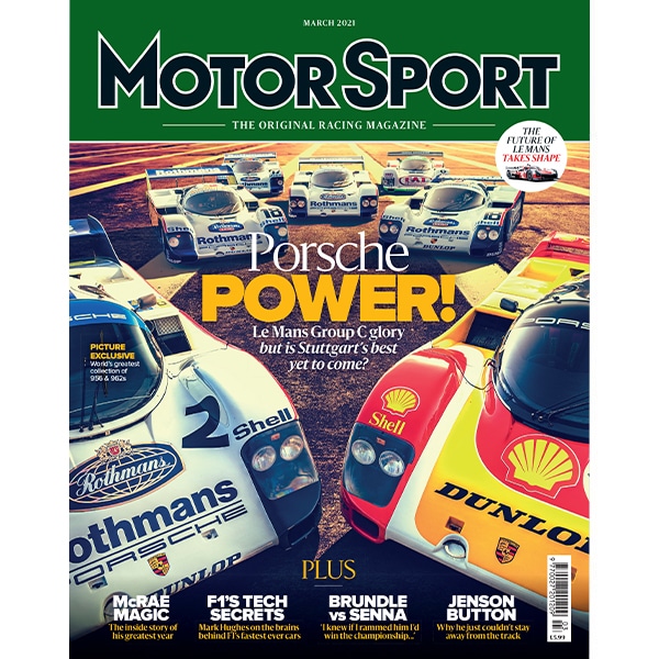 Motor Sport Magazine Porsche cover