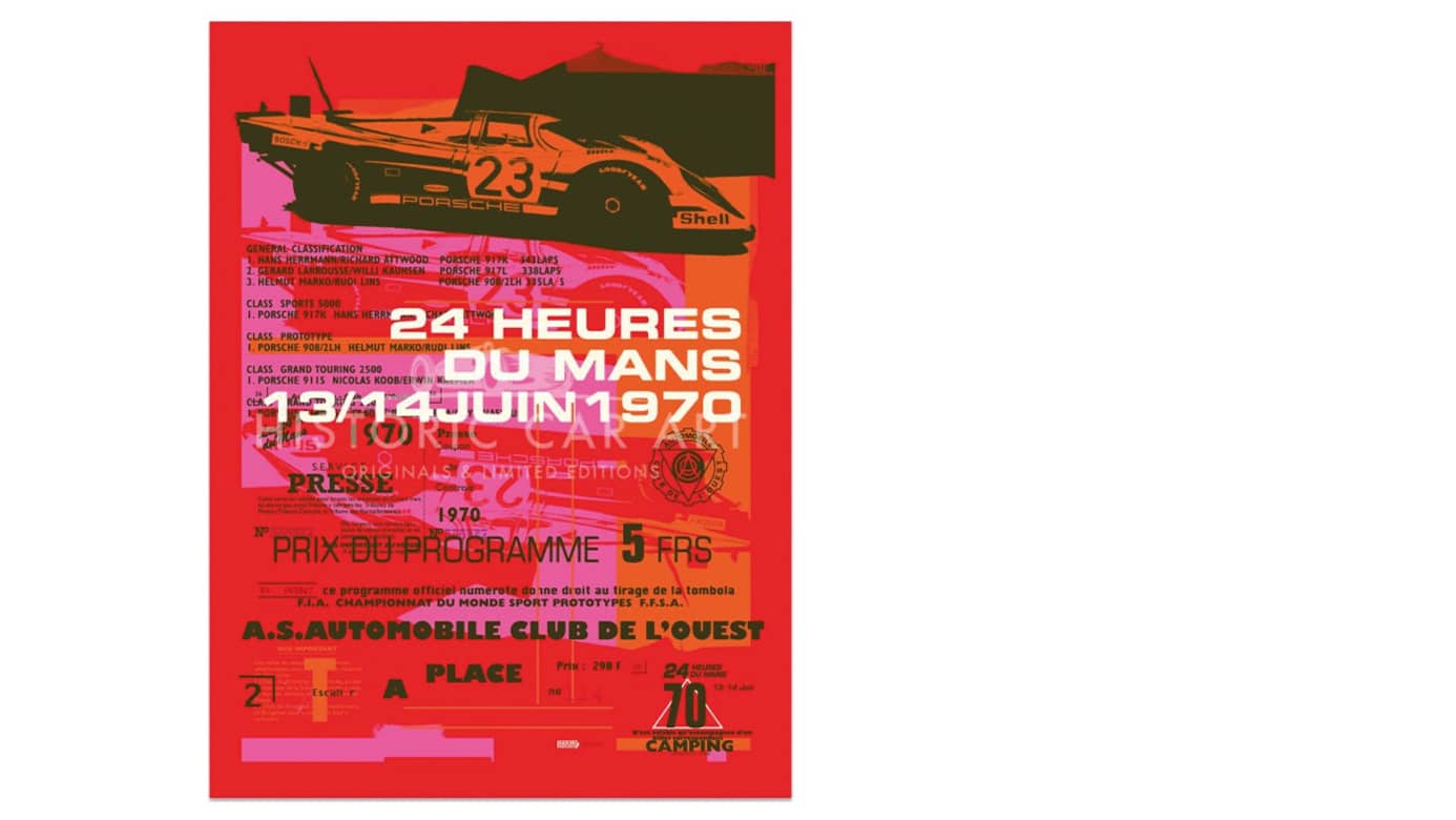 1970 Le Mans poster