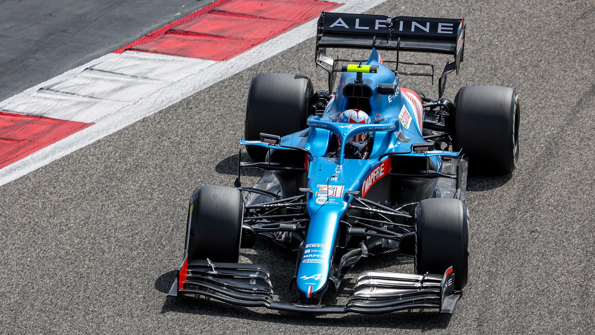 2021 Alpine in preseason testing