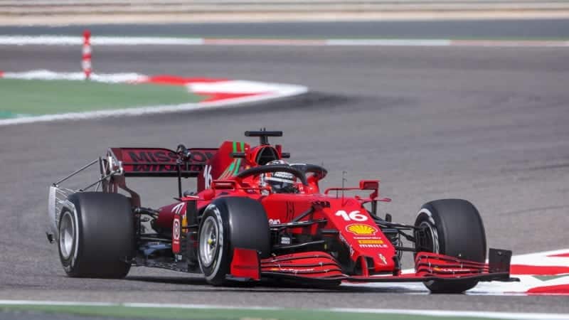 2021 Ferrari in preseason testing