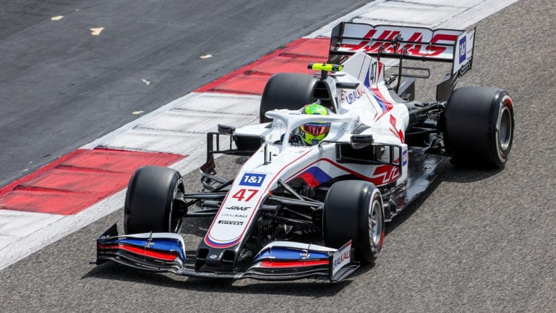 2021 Haas in F1 preseason testing