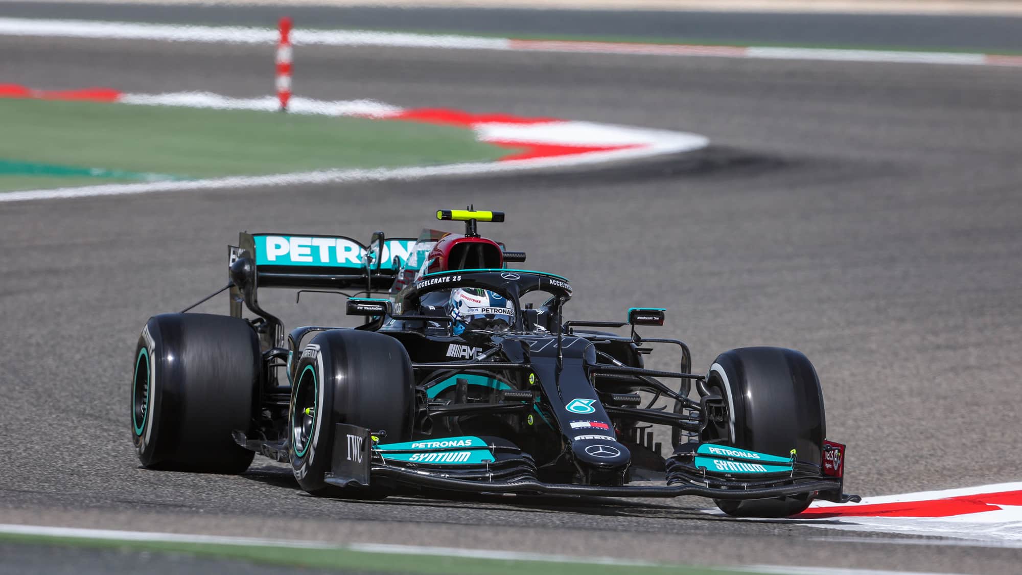 2021 Mercedes during preseason testing