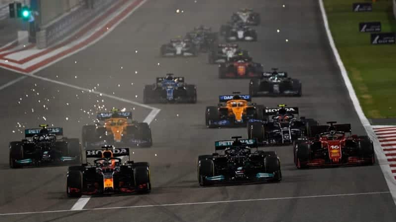 2021 Bahrain GP Start