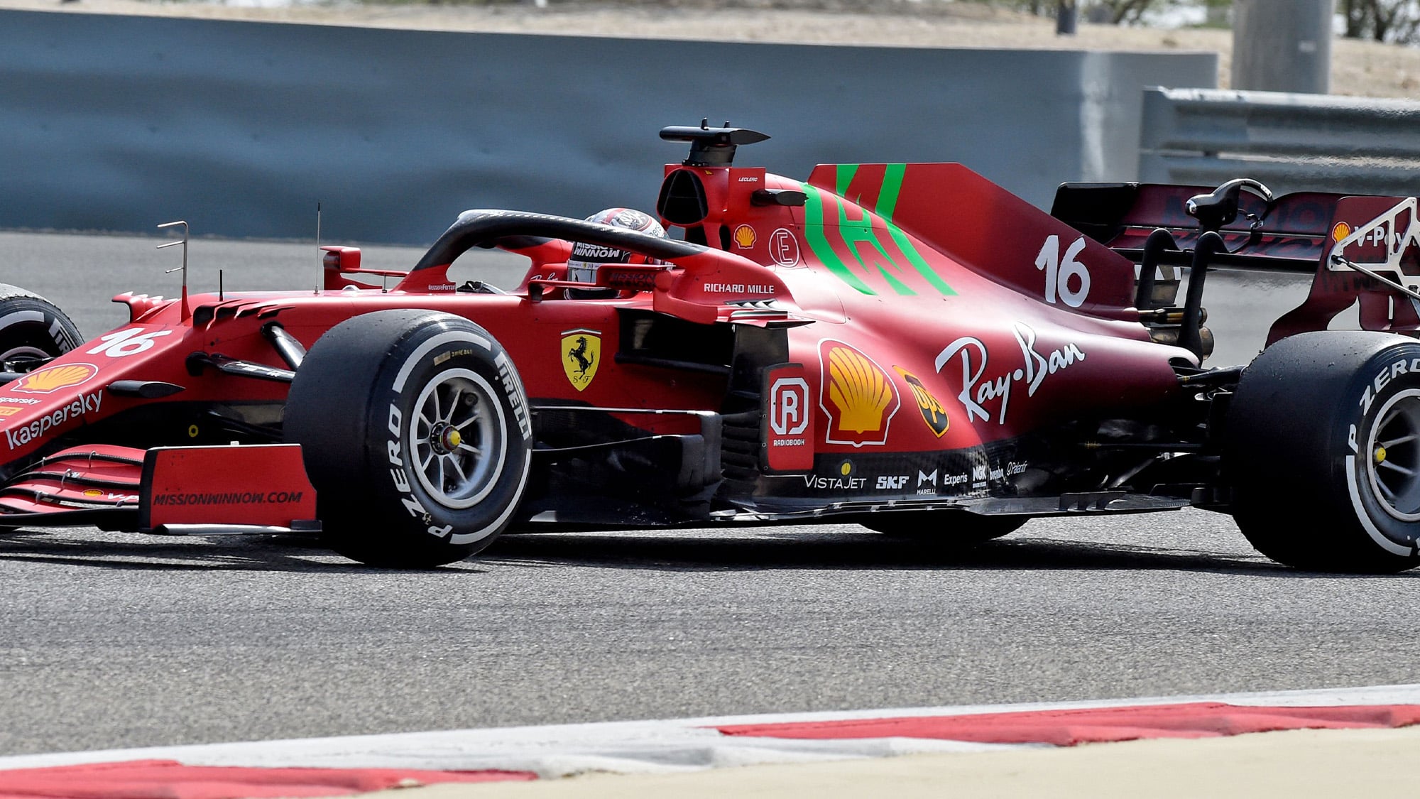 Charles Leclerc Ferrari 2021 preseason testing