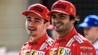 Charles Leclerc: ‘I’m not Ferrari No1, I’ll have to battle Sainz’