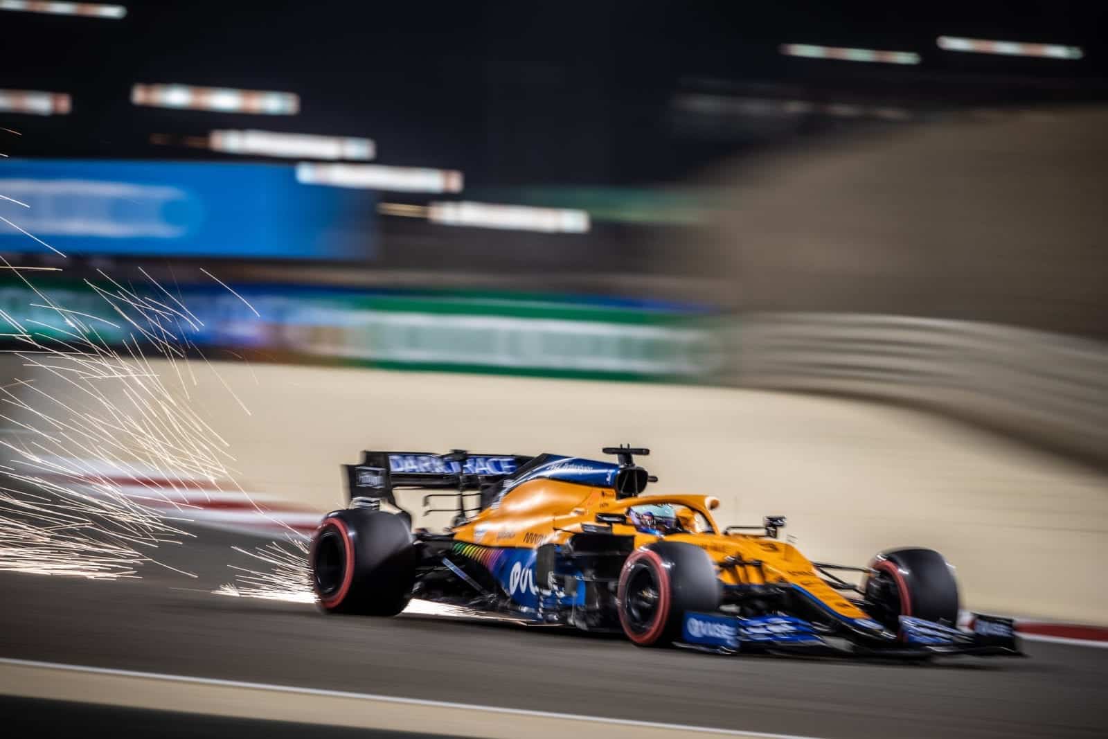 Daniel Ricciardo in qualifying for the 2021 Bahrain Grand Prix