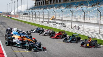 F1 testing 2021, Day 1: Cars revealed in full; Mercedes hits trouble; Red Bull on top