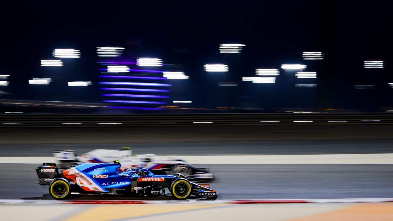Fernando Alonso, ALpine, 2021 Bahrain GP FP2