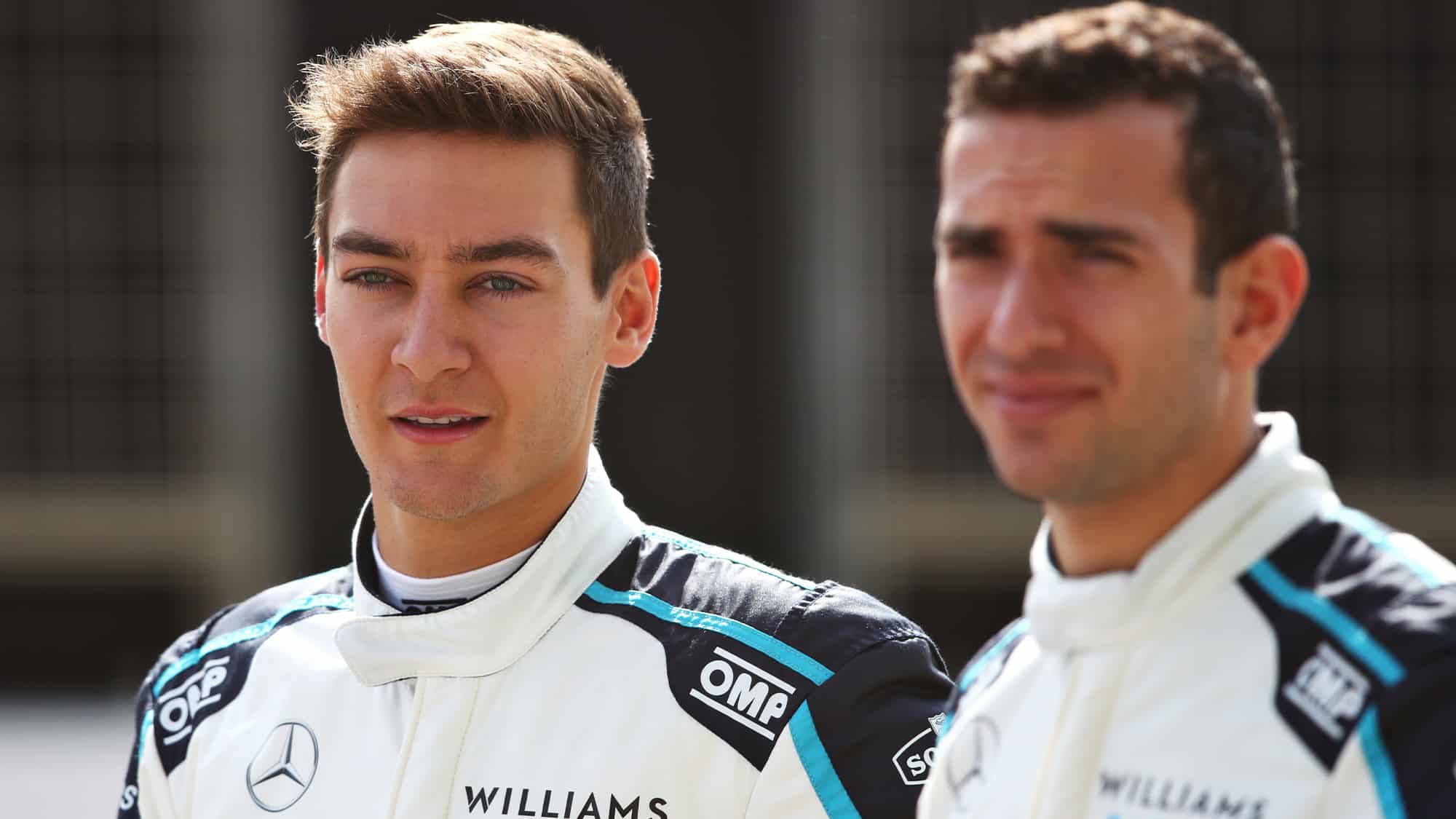 George Russell and Nicholas Latifi ahead of the 2021 F1 season