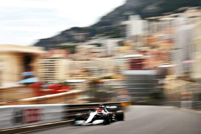 Mercedes of Lewis Hamilton in the 2019 Monaco Grand Prix