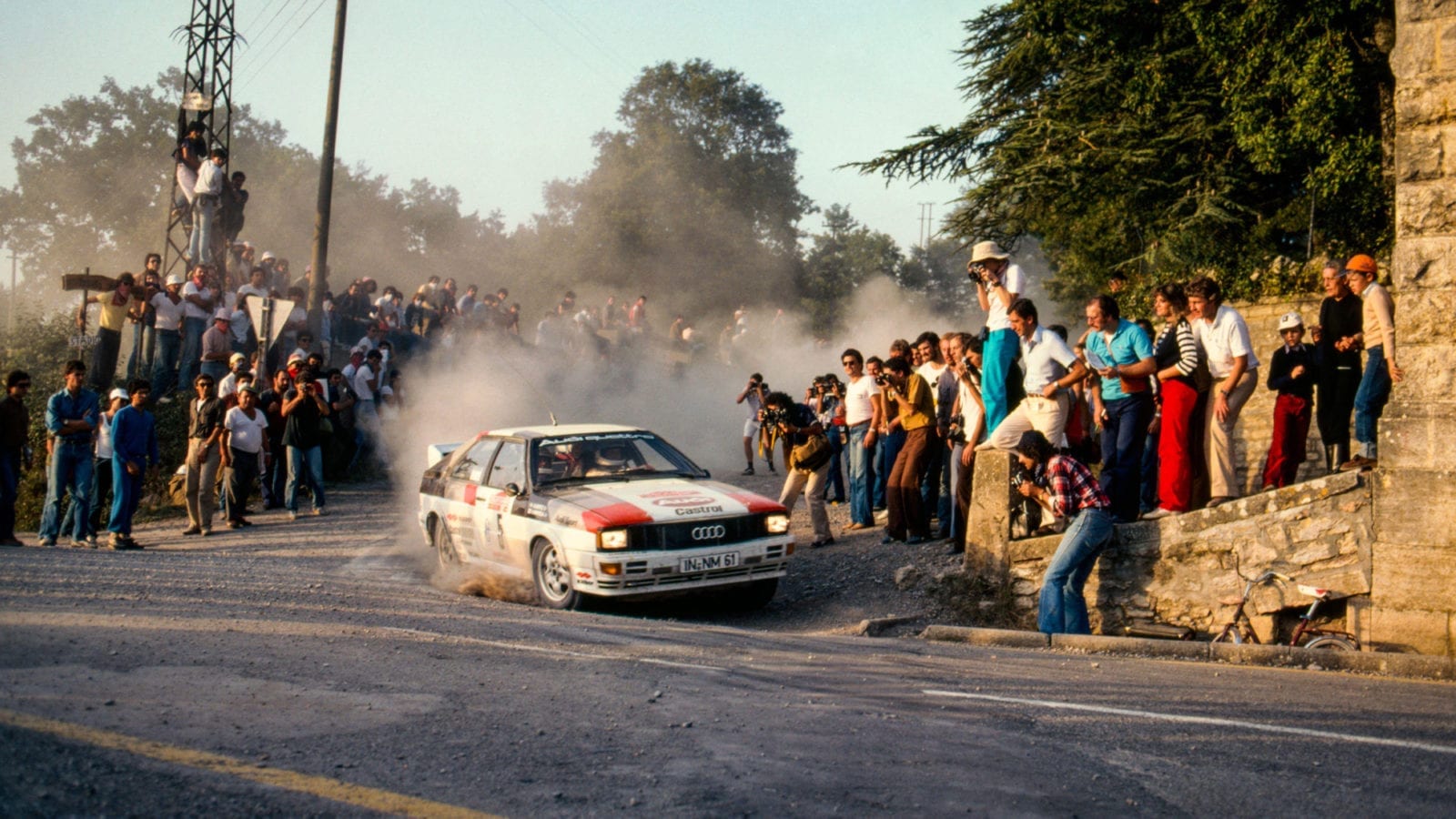 Hannu Mikkola on the 1981 San Remo Rally