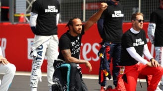 Lewis Hamilton explains why he’ll keep taking the knee before F1 races