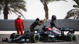 F1 testing 2021, Day 2 (update): Bottas puts Mercedes on top after tough start to testing