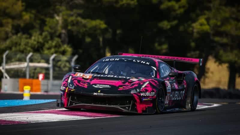 83 Gostner Manuel (ita), Gatting Michelle (dnk), Frey Rahel (che), Iron Lynx, Ferrari 488 GTE Evo, action during the 2020 European Le Mans Series official tests, from July 14 to 15, 2020 on the Circuit Paul Ricard , in Le Castellet, France - Photo Francois Flamand / DPPI