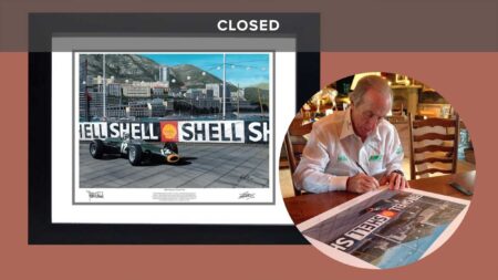WIN a Jackie Stewart signed BRM print