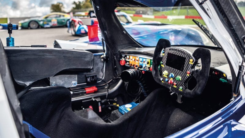 Lola-Judd LMP1 cockpit